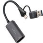 Nanocable Capturadora de Vídeo/Audio HDMI 4K USB-C/USB-A 10.15.0001